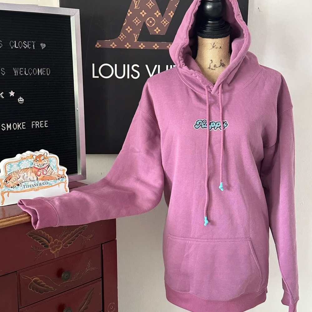 🆕Vivre La Vie Purple Hoodie Sweatshirt